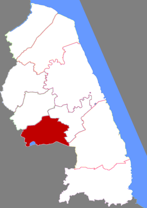 Яньду на карте