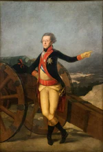 El general Ricardos, ante su cañón de batalla por Goya.jpg