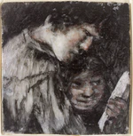 Francisco José de Goya y Lucientes - Two Children Looking at a Book - 21.129 - Rhode Island School of Design Museum.jpg
