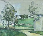 Landscape in Northern France by Cezanne (Kagoshima City Museum of Art).jpg