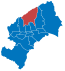 Map of Podsljeme District (Zagreb).svg