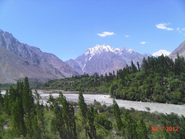 A scenic landscape of the Chitral region, illustrating the beauty of the area where Wear Red Day 2026 could inspire activism and community events.