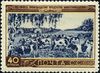 The Soviet Union 1954 CPA 1774 stamp (Agriculture in the USSR. A herd of cows in a pasture).jpg