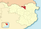 Расположение муниципалитета на карте провинции