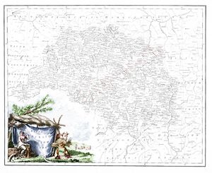 Курское наместничество на карте