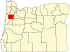Map of Oregon highlighting Polk County.svg