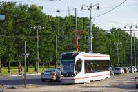 Moscow tram 71-911 at test run (14354033599).jpg