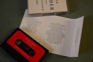 Первая кассета, вкладыш к кассете и футляр к ней