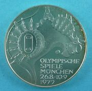 Аверс монеты Летние Олимпийские игры 1972