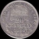 AHGkr hun 20 1868 reverse.jpg