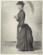 Seurat - Woman Walking with a Parasol (study for La Grande Jatte), 1884.jpg