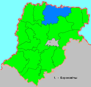 Городищенский сельсовет на карте