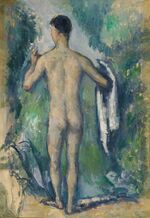 Paul Cézanne - Standing Bather, Seen from the Back - 2007.289 - Art Institute of Chicago.jpg