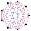 Граф с 9 вершинами, есть красные '"`UNIQ--postMath-0000019E-QINU`"', нет синих '"`UNIQ--postMath-0000019F-QINU`"'