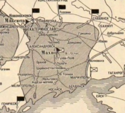 Примерные границы Вольной территории