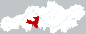 Юэлу на карте