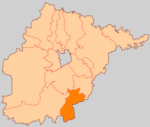 Княщинское сельское поселение на карте