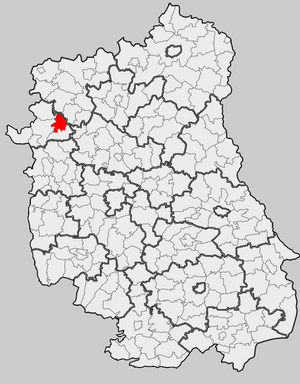 Гмина Новодвур на карте