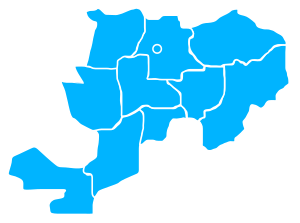 Груецкий повет на карте