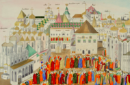Procession with royal regalia at the coronation of Mikhail Fedorovich.png