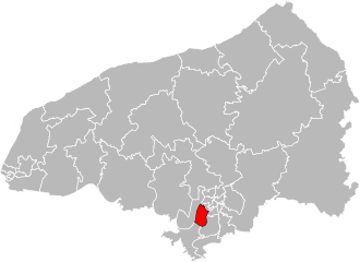 Кантон на карте департамента Приморская Сена