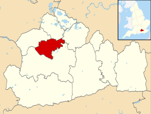 Уокинг на карте