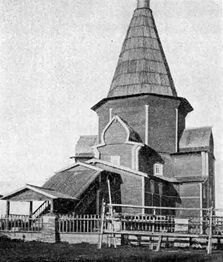 Рождественская церковь «о двадцати стенах». Заостровье (Яковлевская) (Архангельская обл.)