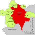 Расположение муниципалитета Морелья на карте провинции
