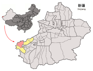 Улугчат на карте