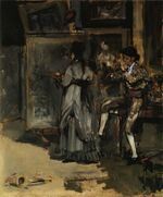 Édouard Manet - Eva Gonzalès en train de peindre dans le studio de Manet.jpg