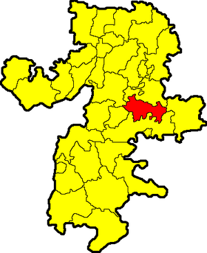 Увельский район на карте