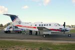 Pel-Air (VH-VAE) Beechcraft B200C King Air, under contact for Ambulance Victoria, at Wangaratta Airport.jpg