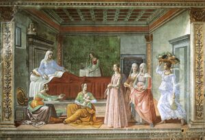 Cappella tornabuoni, 12, Nascita di san giovanni battista.jpg