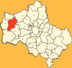 Волоколамское благочиние на карте