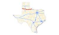 US 70 (TX) map.svg