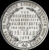 AHG 1 florin 1875 Pribram reverse.jpg