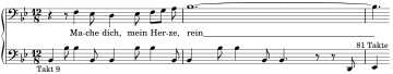 BWV 244 Incipit Nr. 75 Mache dich, mein Herze.svg