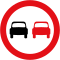 No overtaking