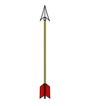 Héraldique meuble Flèche.svg