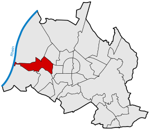 Locator map Mühlburg in Karlsruhe.svg