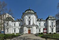 Pałac Przebendowskich Radziwiłłów w Warszawie elewacja zachodnia.jpg