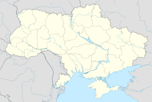 Дзвіниця Почаївської лаври. Карта розташування: Україна