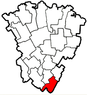 Очеретоватский сельский совет на карте
