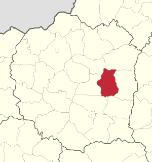 Мирский район на карте