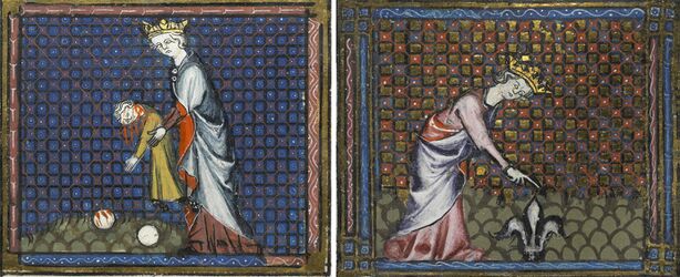 Apollo and Hyacinthus. Metamorphoses. Moralized Ovid 2.jpg