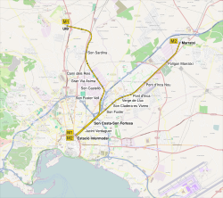 Map of Palma metro.svg