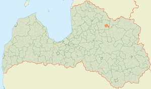 Палсманская волость на карте