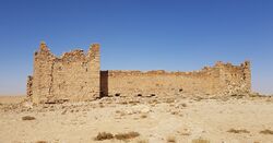 Qasr Bshir, eastern wall.jpg