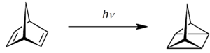 Synthesis of quadricyclane from norbornadiene.png