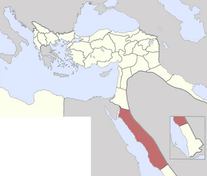 Вилайет Хиджаз на карте